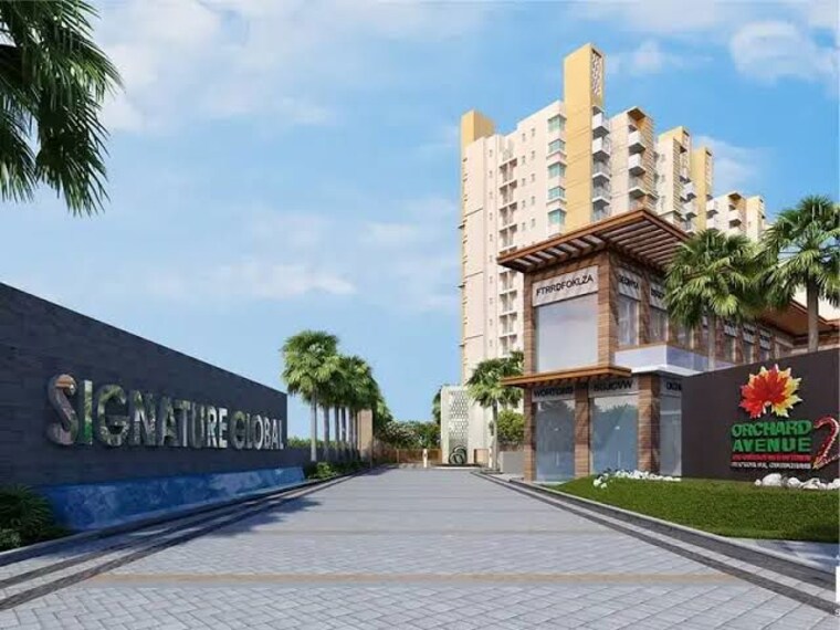 Exterior View, signature-orchard-avenue-2 2 Bedroom 1000 Sq.Ft. Apartment In Sector 93 Gurgaon 10408530
