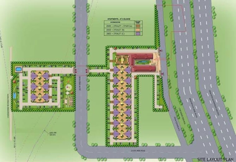 Master Plan, signature-global-the-roselia 2 Bedroom 900 Sq.Ft. Apartment In Sector 95a Gurgaon 10408539