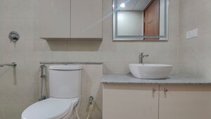 Bathroom in  Apartment at Bhartiya City Nikoo Homes 4, Thanisandra Main Road – for Rent