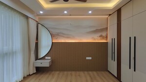 Kitchen in  Apartment at Bhartiya City Nikoo Homes 4, Thanisandra Main Road – for Rent