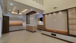 Living Room in  Apartment at Bhartiya City Nikoo Homes 4, Thanisandra Main Road – for Rent