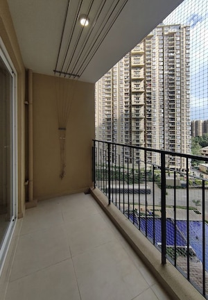 Balcony in  Apartment at Bhartiya Nikoo Homes Phase 2, Thanisandra Main Road – for Rent
