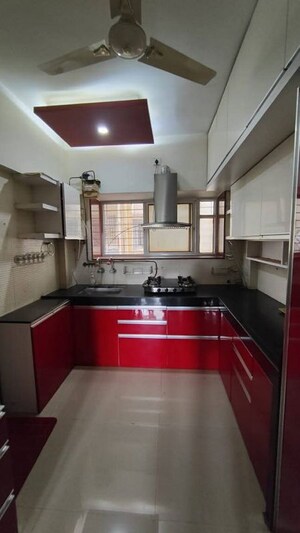 Kitchen in 3 BHK Apartment at Sonigara Kesar, Wakad – for Rent