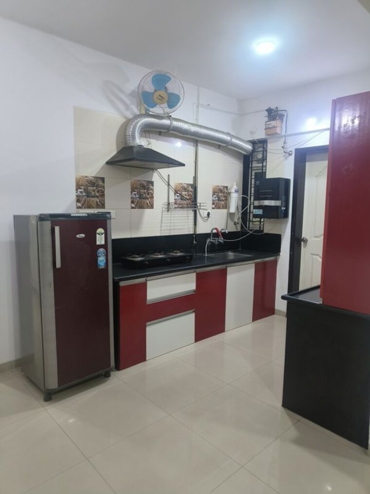 Kitchen, rama-capriccio-phase-i 2.5 Bedroom 1050 Sq.Ft. Apartment In Wakad Pune 10408598