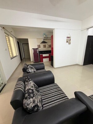 Living Room in 2.5 BHK Apartment at Rama Capriccio Phase I, Wakad – for Rent