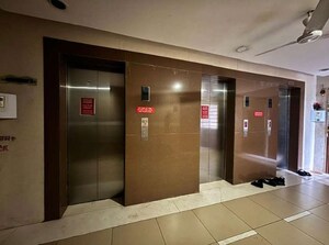 Building Lobby in 2 BHK Apartment at Sheth Vasant Athena, Laxmi Nagar – for Rent