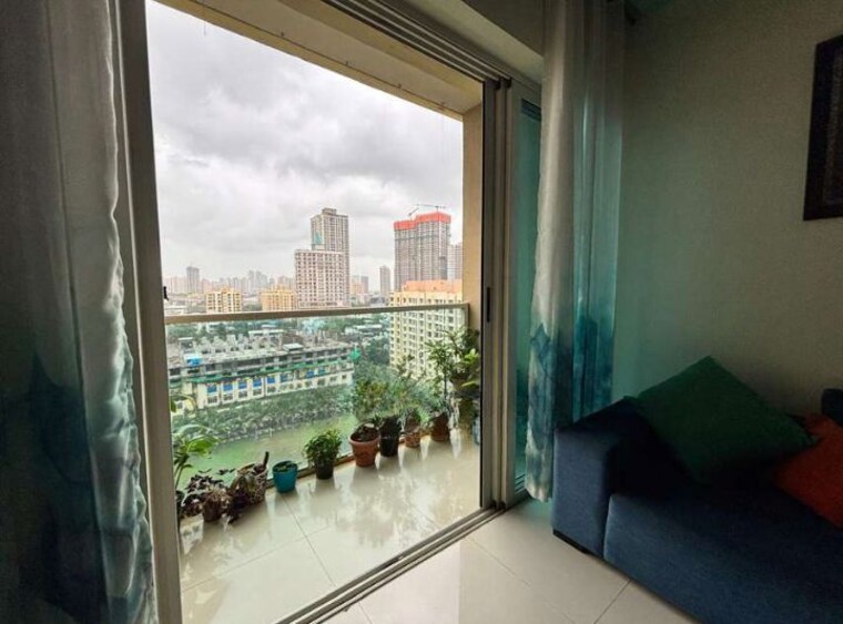 Balcony, sheth-vasant-athena 2 Bedroom 650 Sq.Ft. Apartment In Laxmi Nagar Thane 10408616