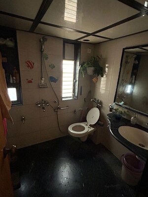 Bathroom in 3 BHK Apartment at Versova – for Rent