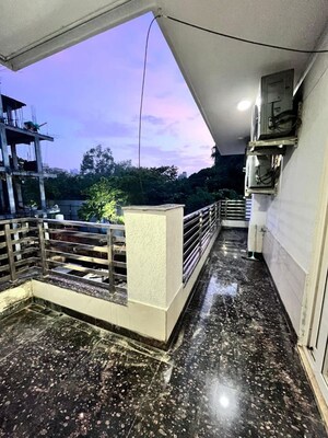 Staircase in 5 BHK Builder Floor at Sushant Lok ii – for Rent