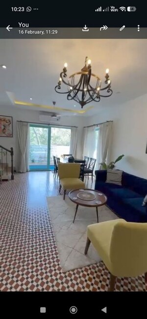 Living Room in 3 BHK Villa at Assagao – for Sale