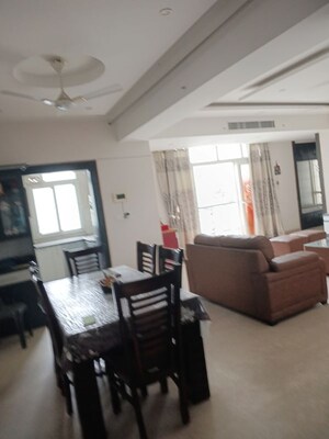 Team Area in 2 BHK Apartment at Chandra Panorama, Sushant Golf City – for Rent