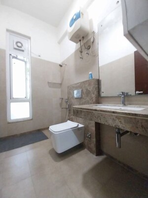 Attached Bathroom in 3.5 BHK Apartment at Adani Samsara, Sector 60 – for Rent