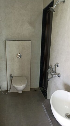 Bathroom in 1 BHK Apartment at Vihang Valley Phase 3, Kasarvadavali – for Rent