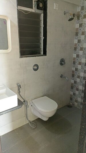 Bathroom in 1 BHK Apartment at Vihang Valley Phase 3, Kasarvadavali – for Rent