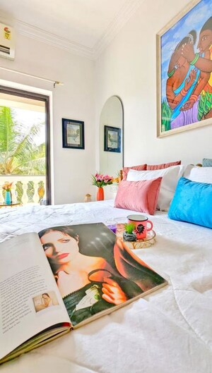 Bedroom in 2 BHK Apartment at Siolim – for Rent