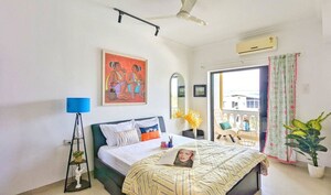 Bedroom in 2 BHK Apartment at Siolim – for Rent
