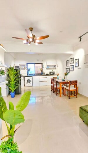 Living Room in 2 BHK Apartment at Siolim – for Rent