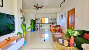 Living Room in 2 BHK Apartment at Siolim – for Rent