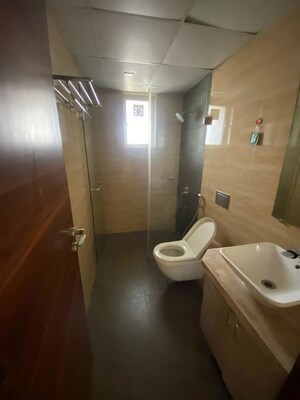Bathroom in 2 BHK Apartment at Ajmera Aeon, Bhakti Park – for Rent