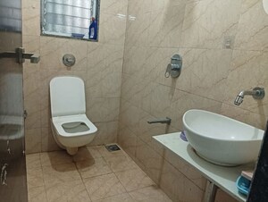 Bathroom in 2 BHK Apartment at Madhav Dham Malad East, Malad East – for Rent