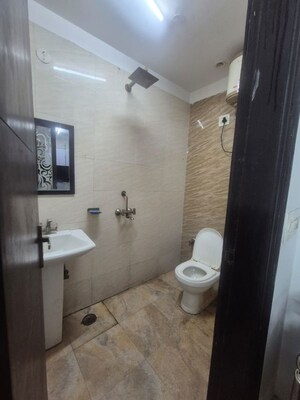 Bathroom in 1 BHK Builder Floor at Chattarpur – for Rent