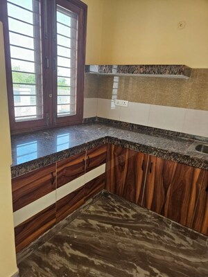 Kitchen in 2 BHK Builder Floor at Gaur Atulyam Gravity, Omicron I Greater Noida – for Rent