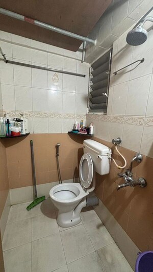 Bathroom in 1 BHK Apartment at Mahalaxmi Vihar, Vishrantwadi – for Rent