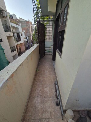 Balcony in 2 BHK Builder Floor at Ramesh Nagar – for Rent