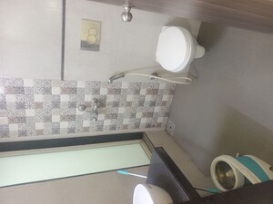 Bathroom in 1 BHK Apartment at JP North Barcelona, Mira Road – for Rent