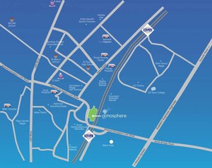 2 BHK Apartment – Map Location View at The Wadhwa Atmosphere, Mulund West - for Sale