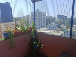 Balcony in 2 BHK Apartment at Kumar Piccadilly, Wakad – for Rent