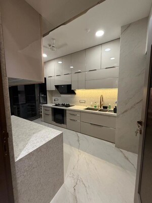 Kitchen in 4 BHK Apartment at Lodha World View, Worli – for Rent