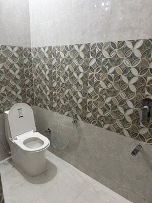 Bathroom in 3 BHK Builder Floor at Sewla Kalan – for Rent