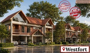 4 BHK Independent House – Exterior View View at West Fort - for Sale