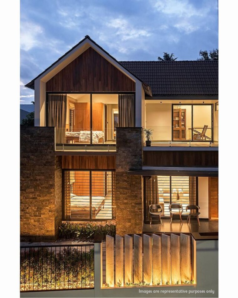 Exterior View, mannuthy 4 Bedroom 3000 Sq.Ft. Independent House In Mannuthy Thrissur 10409135