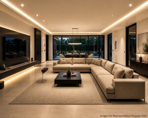 Living Room in 4 BHK Independent House at Koorkenchery – for Sale