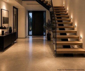 Staircase in 4 BHK Independent House at Koorkenchery – for Sale