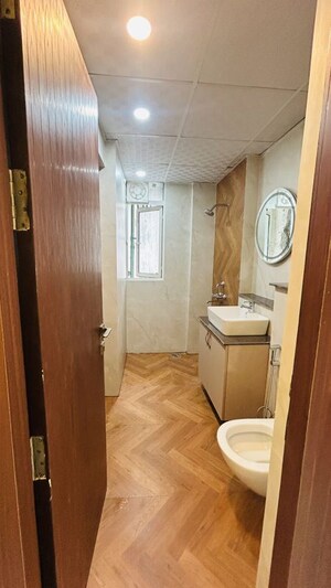 Bathroom in 3 BHK Apartment at Jaypee Kensington Park Apartments, Sector 133 – for Rent