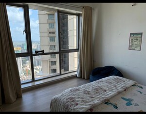 Bedroom in 2 BHK Apartment at Sheth Auris Serenity Tower 2, Malad West – for Rent