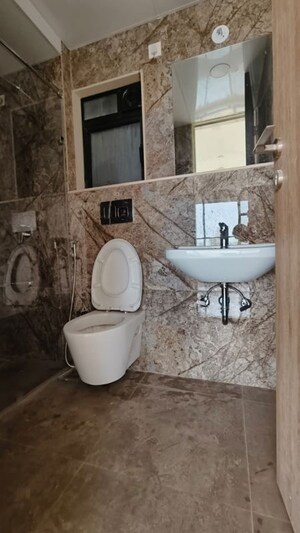 Bathroom in 3 BHK Apartment at Dosti Eastern Bay, Wadala – for Rent