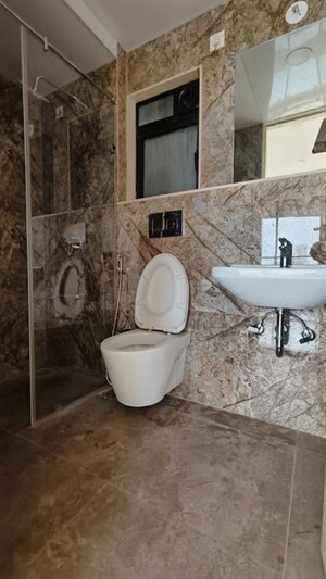 Bathroom in 3 BHK Apartment at Dosti Eastern Bay, Wadala – for Rent