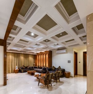 Staircase in 4 BHK Independent House at Amala Nagar – for Sale