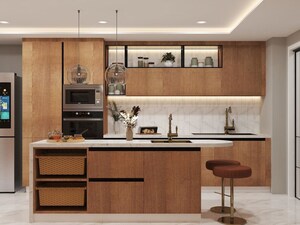 Kitchen in 4 BHK Independent House at Kodungallur – for Sale
