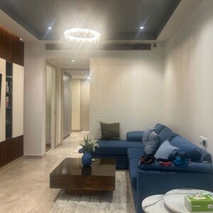 Living Room in 4 BHK Apartment at Indiabulls Blu, Worli – for Rent