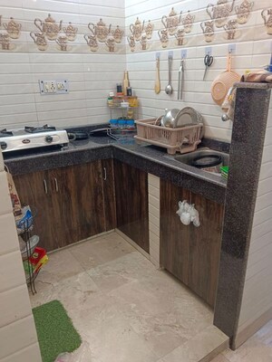 Kitchen in Studio Builder Floor at Lajpat Nagar 4 – for Rent