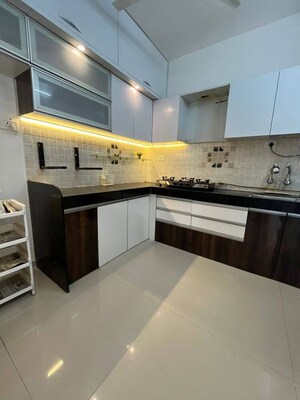 Kitchen in 2 BHK Apartment at Nirman Abhilasha, Lohgaon – for Rent