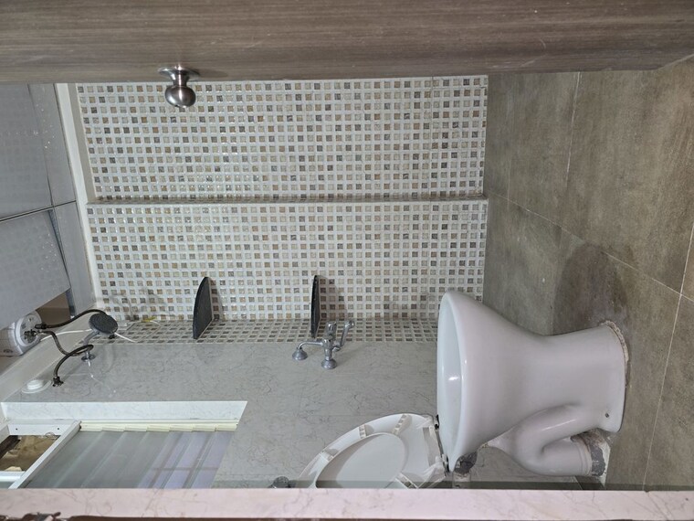 Bathroom, ganga-new-town 1 Bedroom 750 Sq.Ft. Apartment In Dhanori Pune 10409416