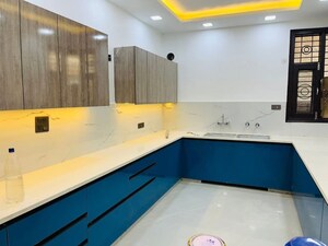 Kitchen in 4 BHK Builder Floor at Green Fields Colony – for Sale