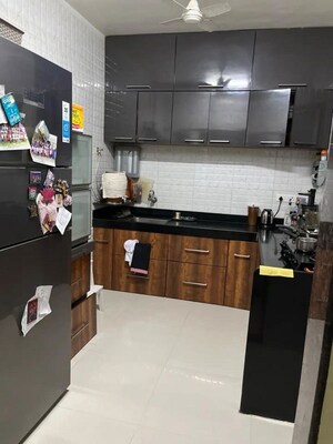 Kitchen in 2.5 BHK Apartment at Kamgar Putala Vasahat – for Rent