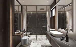 Washroom in 3 BHK Apartment at Preet Colony – for Sale